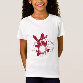 Cute Artistic Rabbit Kids' T-shirt-Pequeño Soñador T-shirt