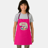 Cute Artists Palette Kinder Paint Smock Apron Schort (Insitu)