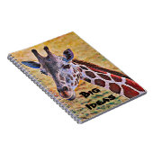 Cute Artsy Giraffe Big Ideas Carnet du Journal (Côté Droit)