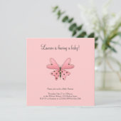 Cute as a Bug (roze en bruine vlinder) Kaart (Staand voorkant)