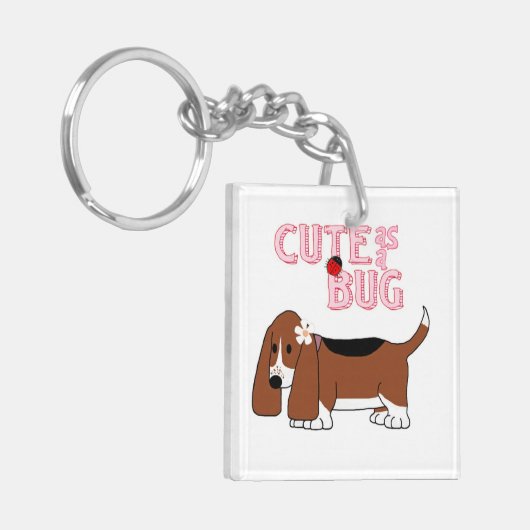 Cute as a Bug Sleutelhanger (Voorkant Links)
