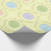 Cute-as-a-Button Cadeaupapier (Hoek)