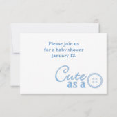 Cute as a Button Kaart (Voorkant)