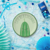 Cute as a Cucumber Funny Cutecumber Papieren Bordje (Feest)