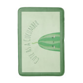 Cute as a Cucumber Funny Kawaii Cutecumber Badmat (Voorkant Verticaal)