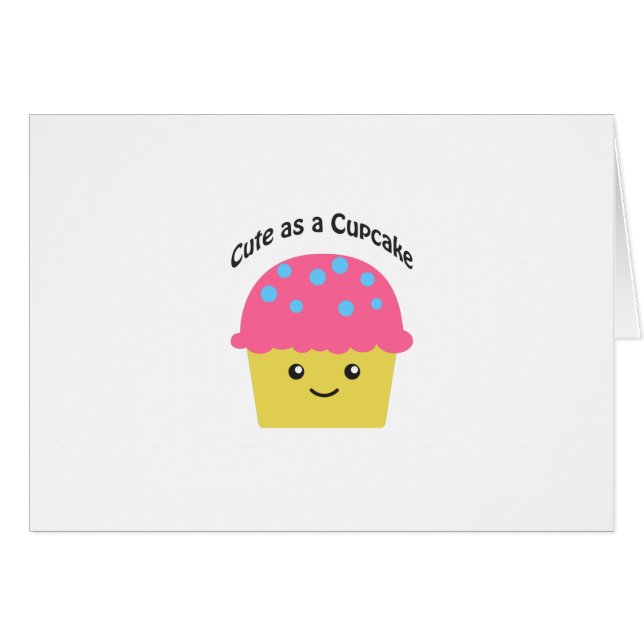 Cute as a Cupcake (Voorkant Horizontaal)