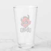 Cute as Heck Devil Glas (Achterkant)