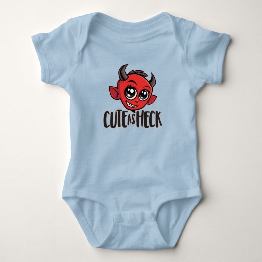 Cute as Heck Devil Romper (Voorkant)