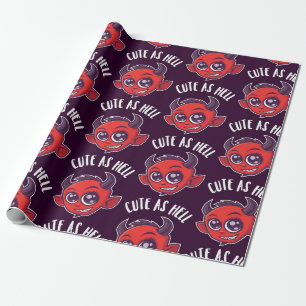 Cute as Hell Devil Cadeaupapier