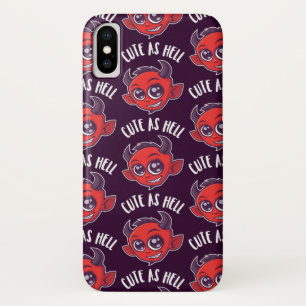 Cute as Hell Devil iPhone X Hoesje