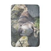 CUTE ASIAN OTTER BADMAT (Voorkant Verticaal)