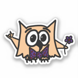 Cute ASL "Ik hou van je" Ollie the Owl Sticker