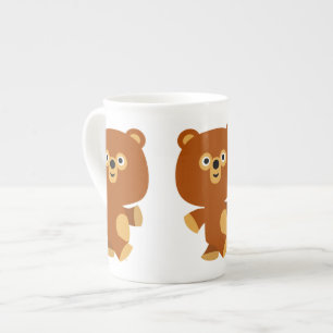 Cute Assertive Cartoon Beer Bone China Mok