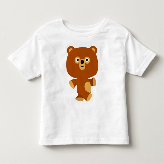 Cute Assertive Cartoon Beer Children T-Shirt (Voorkant)