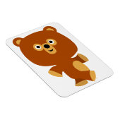 Cute Assertive Cartoon Beer Flexible Magnet Magneet (Rechterzijde)