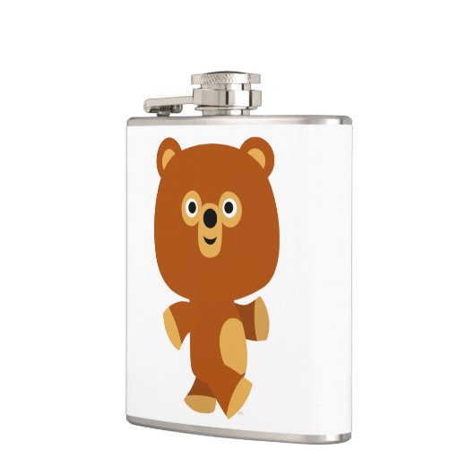 Cute Assertive Cartoon Beer Hip Flask Heupfles (Links)