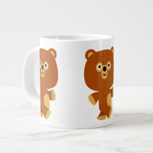 Cute Assertive Cartoon Beer Jumbo Mok