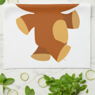 Cute Assertive Cartoon Beer Kitchen Towel Theedoek