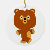 Cute Assertive Cartoon Beer Ornament (Voorkant)