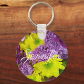 Cute Assorted Daisy Sleutelhanger (Voorkant)
