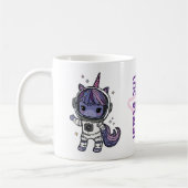 Cute Astro Unicorn Café Mug (Gauche)