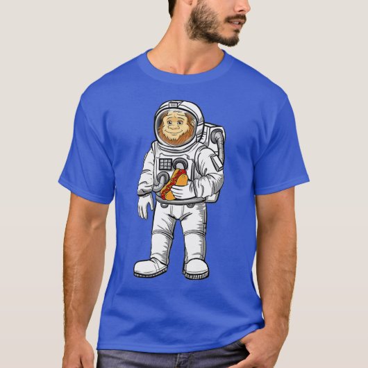 Cute Astronaut Astronomy Bigfoot Hotdog Lovers T-shirt (Voorkant)
