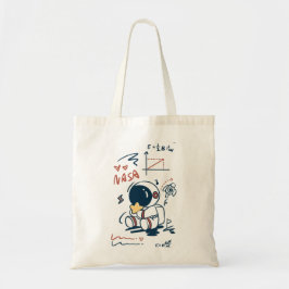  Cute Astronaut Space Cartoon Tote Bag