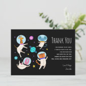 Cute astronaute Animaux flottant dans le Merci spa (Debout devant)