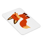 Cute Astute Cartoon Fox Flexible Magnet Magneet (Rechterzijde)
