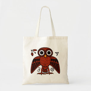 Cute Athenian Owl uit het oude Griekenland Tote Bag