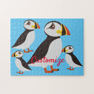 Cute Atlantic puffin design Thunder_Cove Legpuzzel