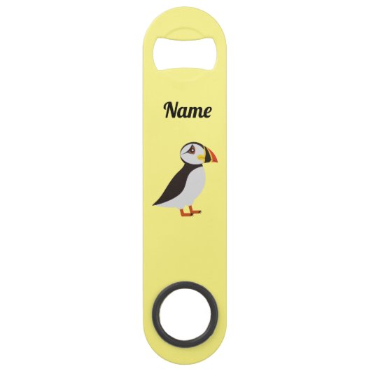 Cute Atlantic puffin design Thunder_Cove Speed Flessenopener (Voorkant)