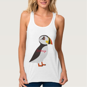 Cute Atlantic puffin design Thunder_Cove Tanktop
