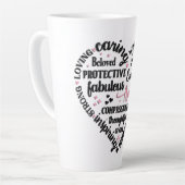 Cute Aunt Heart Mug (Angle gauche)