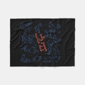 Cute Auntie Silly Goose Auntie For Aunt Pregnancy Fleece Deken (Voorkant (Horizontaal))