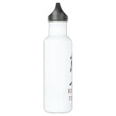 Cute Aussie Funny Kangaroo Pun Roo-ting voor jou Waterfles (Links)