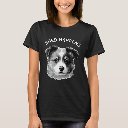 Cute Aussie Shepherd Australian Shepherd Saying Sh T-shirt (Voorkant)
