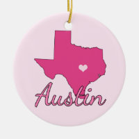 Cute Austin Texas Girl Pink
