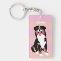 Cute Australian Shepherd Personalized | Roze perzo