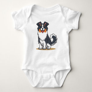 Cute Australian Shepherd Romper