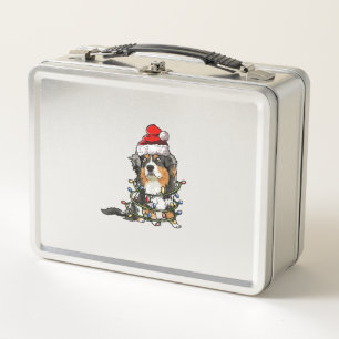 Cute Australian Shepherd Santa Kerstboom Ligh