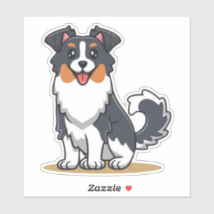 Cute Australian Shepherd Sticker