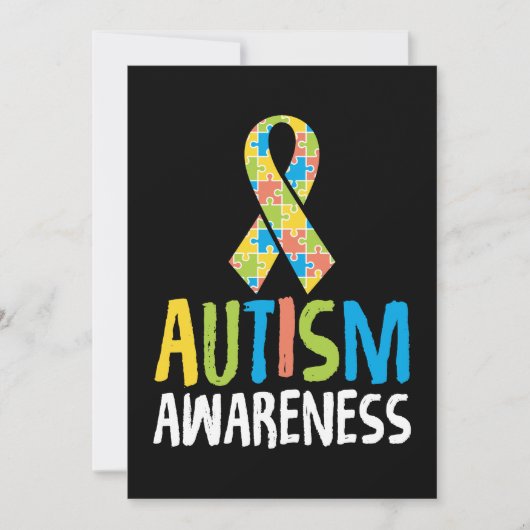 Cute Autism Awareness for Autism Awareness Kaart (Voorkant)