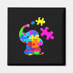 Cute Autism Elephant Autism Awareness Autistic Magneet