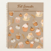 Cute Automne Citrouille Spice Coffee Latte (Devant)