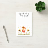 Cute Autumn Fairy and Sunflower Post-it® Notes (Kantoor)