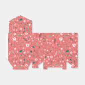 Cute Autumn Flowers Illustration Floral Pattern Bedankdoosjes (Uitgevouwen)