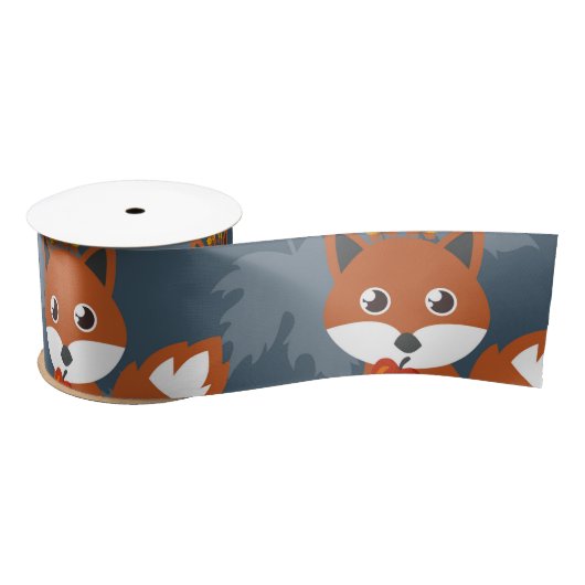 Cute Autumn Fox Pattern Lint (Spoel)