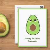 Cute Avocado Briefkaart
