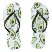 Cute Avocado Cartoon Pattern Teenslippers (Voetbed)